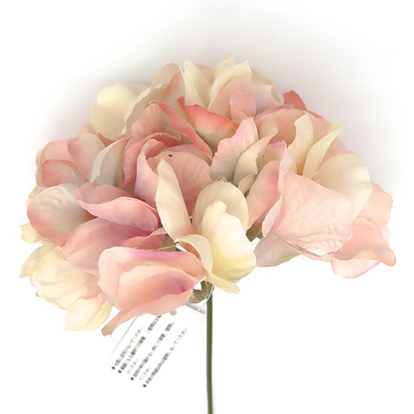 造花 シルクフラワー 『ハイドランジアピック 紫陽花 ピンク×クリーム