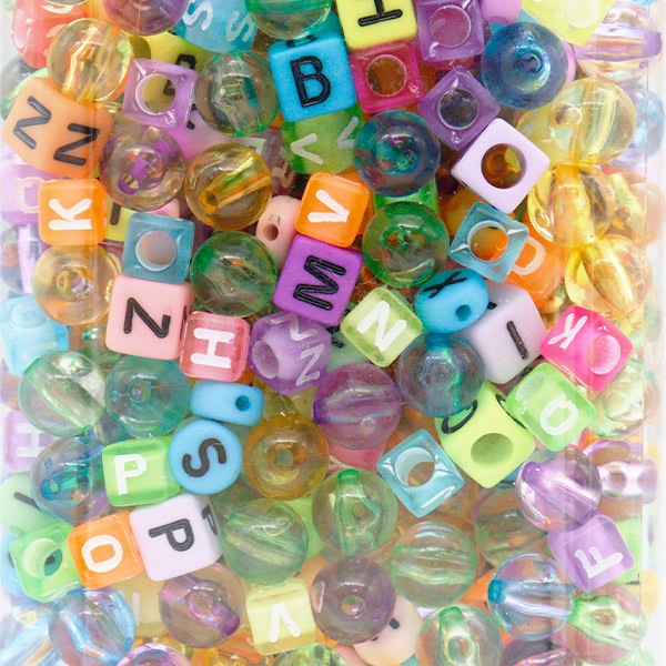 パックビーズ 『ラブリービーズジャー カラフルMIX AR-B-02』 ビーズ