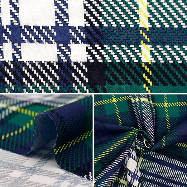 数量5から】 生地 『シーチング 先染め風リアルプリント ビッグ