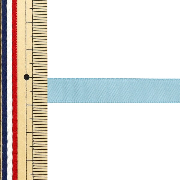 リボン 『1反売り 両面サテンリボン 約9mm幅×10m巻 ブルー系』 服飾