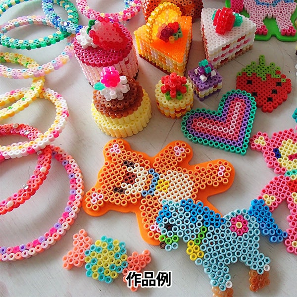 ビーズ 『パーラービーズ単色 フラミンゴ 80-15203』 Kawada カワダ