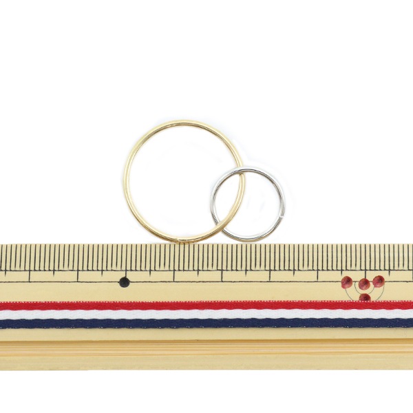 手芸金具 『コンビネーションメタルパーツ ラウンド2連 ゴールド