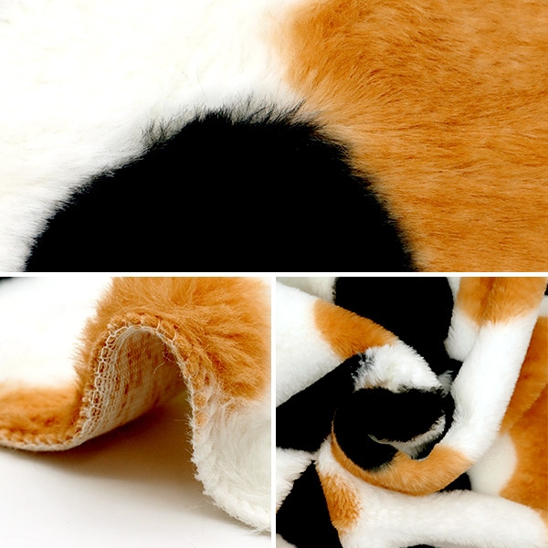 ファー素材の花刺繍人形3体セット sankyo shokai バッグチャーム ファー チャーム ライオン キーホルダー