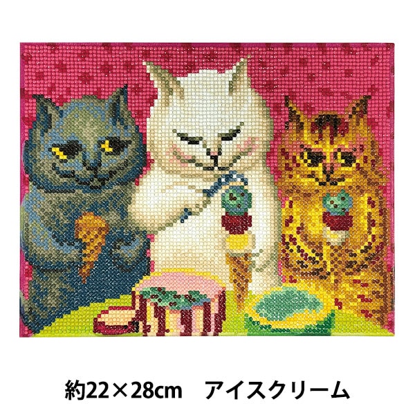 刺しゅうキット 『Cat&Flower クロスステッチ ツインズ No.716