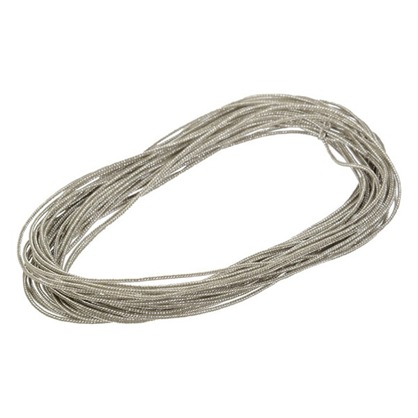 手芸糸 『ステンレスコード 幅約0.6mm 712番色 アンティークシルバー