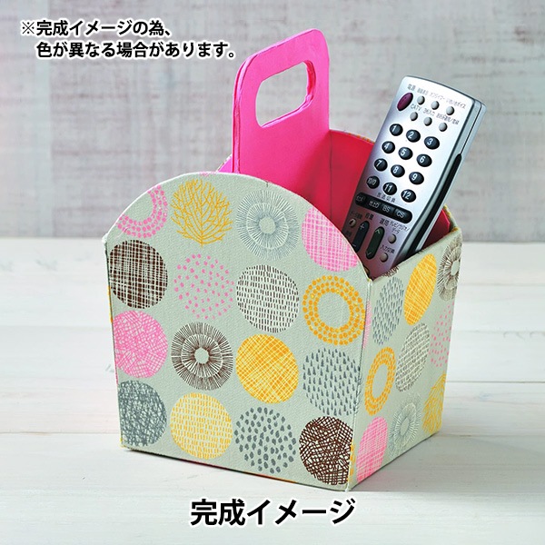 手芸キット『カルトナージュ 取っ手付きボックス GB-5』 Panami パナミ