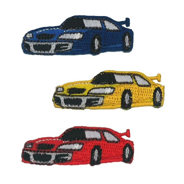 ワッペン 『キッズワッペン くるま KDW-13』 雑貨,ワッペン,アイロン