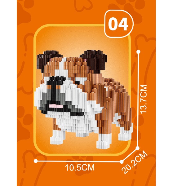 toki★コメ逃げブロック 玩具 『ブロック ブルドッグ Ake-D4』 生活雑貨,玩具| ホビー材料の