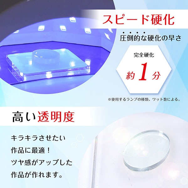 レジン液 『LED&UVパーフェクトレジン 10g XSR-135』 ERUBERU