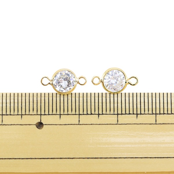 アクセサリー tasiabu391 アクセサリー素材 『ジルコニアキュービック 1カン 7mm シルバー