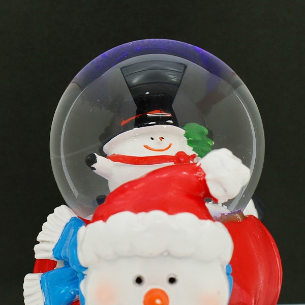 クリスマス雑貨 『スノードームM 雪だるま号 CMG25-SDM1B』 生活雑貨