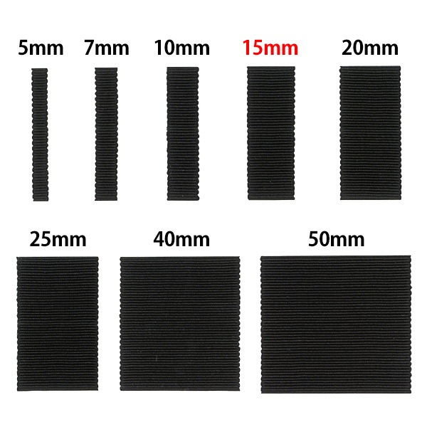 数量5から】 リボン 『木馬グログランリボン 8000K-15-1』 MOKUBA 木馬