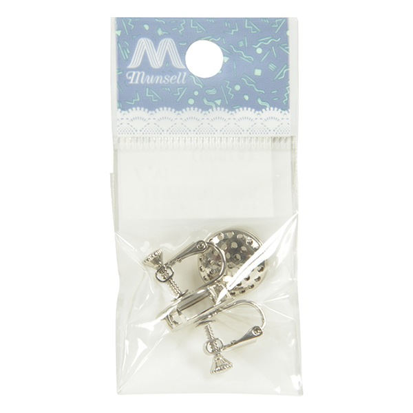 手芸金具 『シャワー イヤリング シルバー 15mm 1ペア #7009』 ビーズ