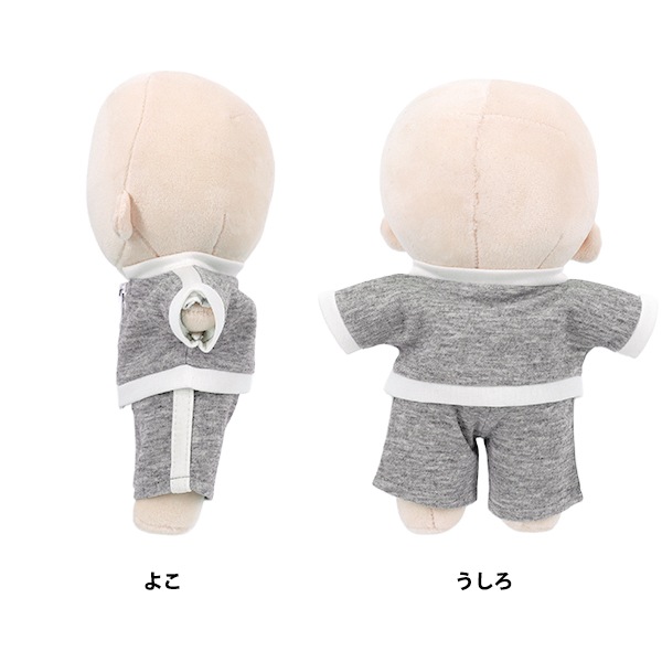 ぬいぐるみ衣装 『mpa ジャージセット Lサイズ グレー MPA-104D-L