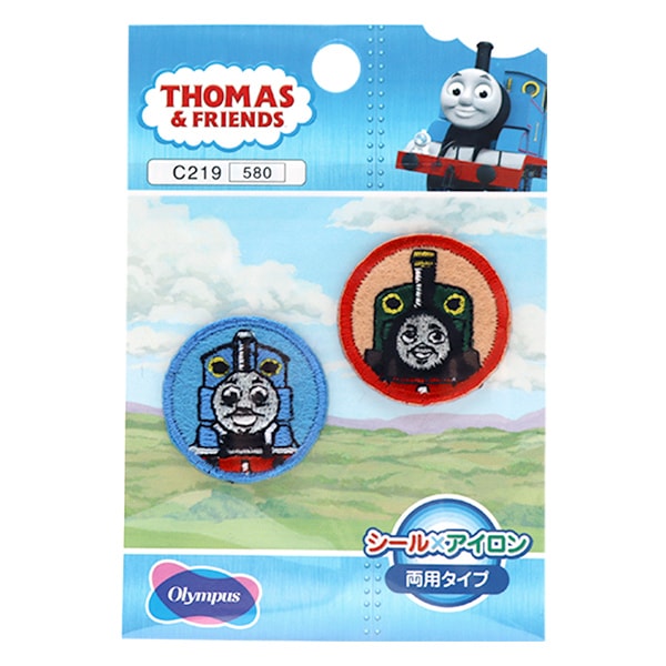 ワッペン 『きかんしゃトーマスワッペン トーマス&ゴードン C-216