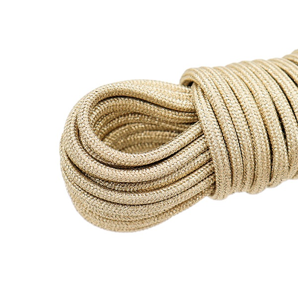 手芸ひも 『アウトドアコード メタリック 1791番色 ゴールド