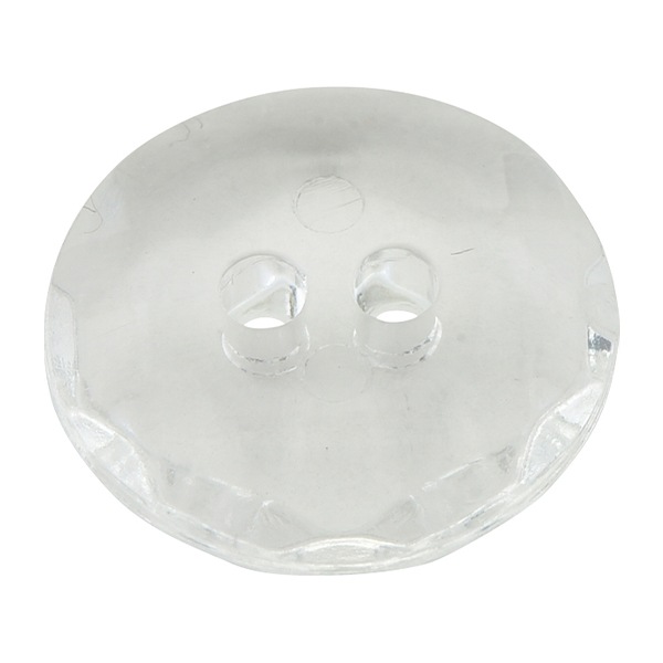 ボタン 『クリアボタン 二つ穴 1.3cm F5477』 服飾,ボタン・バックル