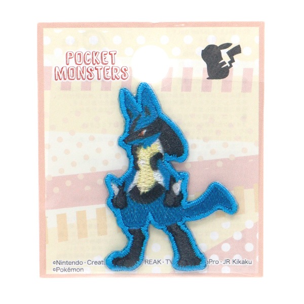 ワッペン 『ポケットモンスター ルカリオ シールワッペン POS027