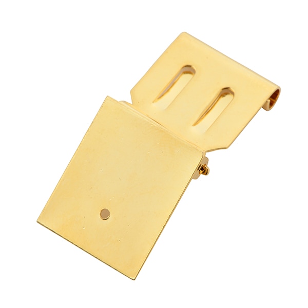 七宝用金具 『貼付帯留め ワンタッチ式 金 OPA-435』 工芸,ステンド
