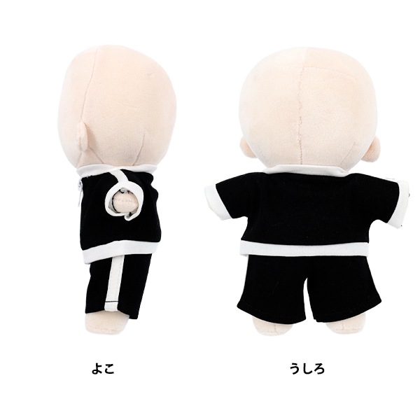 ぬいぐるみ衣装 『mpa ジャージセット Lサイズ ブラック MPA-104E-L