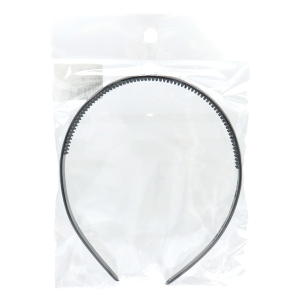 手芸金具 『カチューシャ アクリル ブラック 14mm 1個 入り
