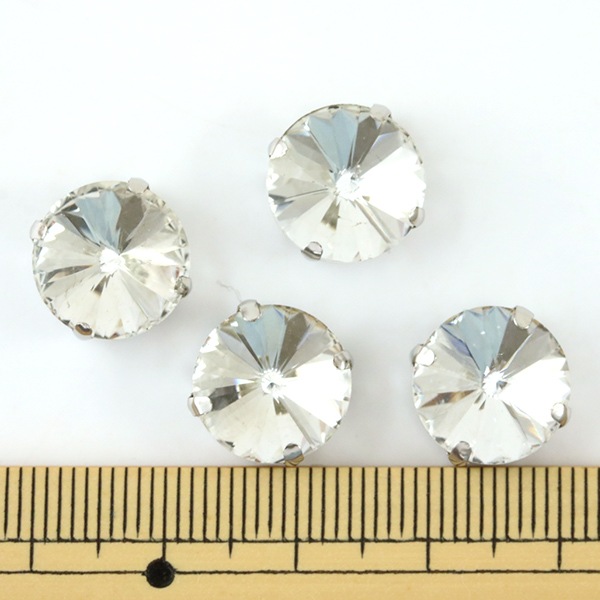 アクセサリー素材 『ガラスビジューパーツ GN-29-13S ラウンド