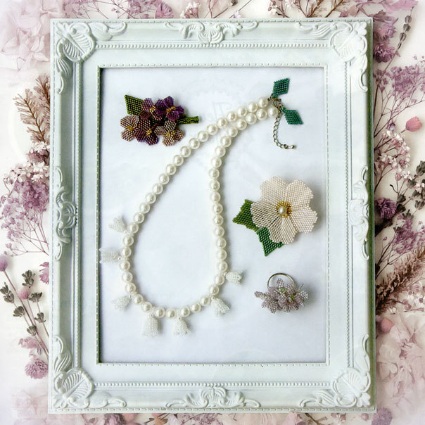 �ӡ������å� �إե롼��ӥ��� Alyssum (����å���) �֥����� 4�� TOHO BEADS �ȡ��ۡ��ӡ���