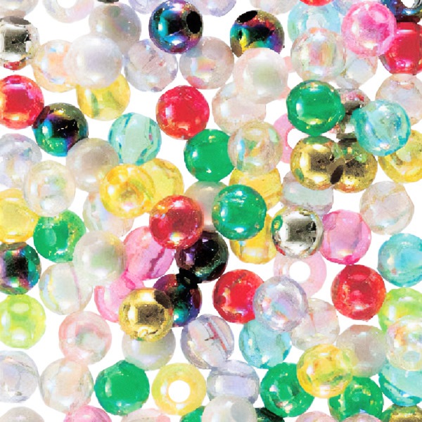 ビーズセール】 ビーズ 『DX丸ビーズ MIX 約8mm 約200個入り ASH-DX8M