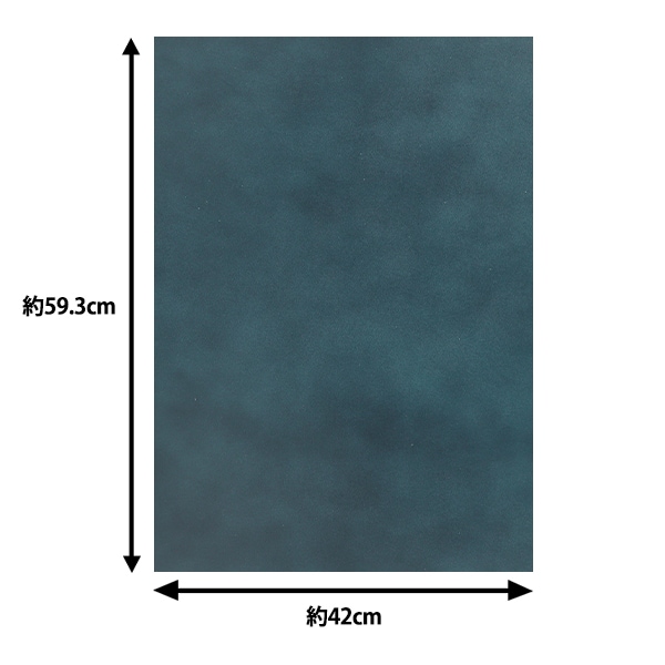 雅彦 レザークラフト 『ソフトスムース革 A2 ネイビー』 雅彦化成 工芸,皮革