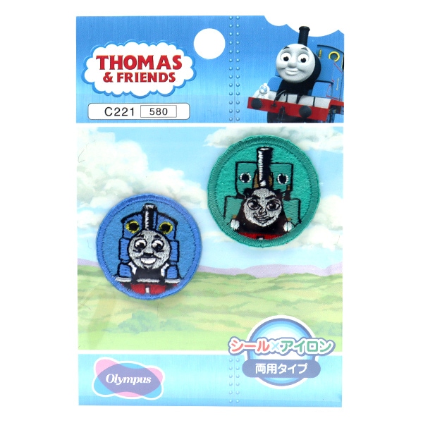 ワッペン 『きかんしゃトーマスワッペン トーマス&ゴードン C-216