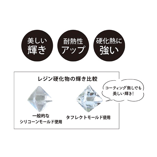 モールド（4枚） レジンセール】 レジンモールド 『タフレクトモールド 鉱物A 403378