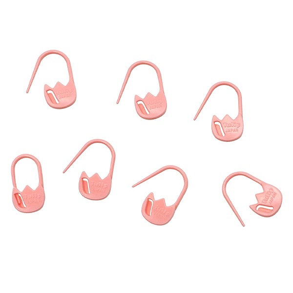 編み物用品 『段かぞえマーカー 小 チューリップ ピンク AC-080