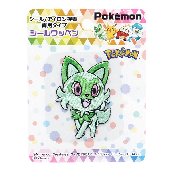 ワッペン 『ポケットモンスター ニャオハ シールワッペン POW001