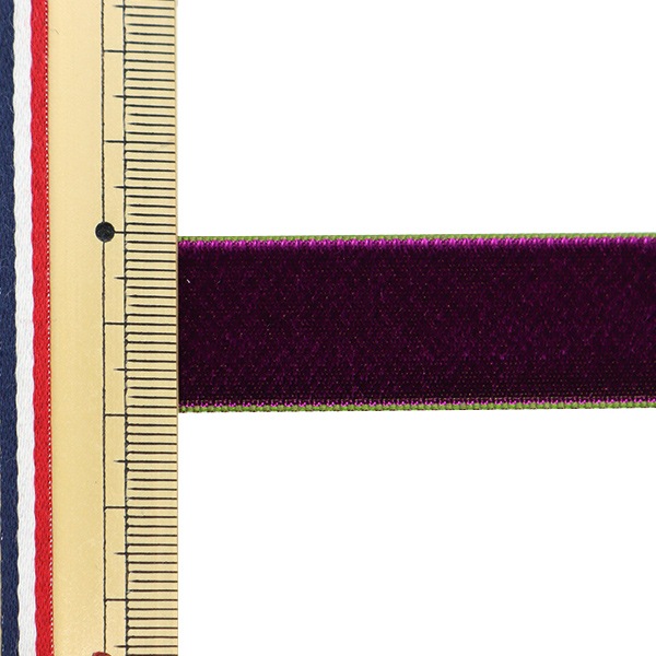 数量5から】 リボン 『サテン別珍リボン 2023 幅約19mm 10番色 11707