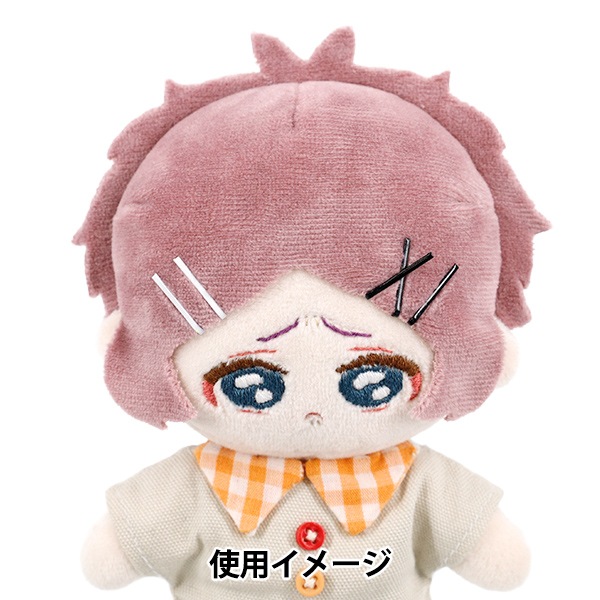 ぬいぐるみ服 『ミニヘアピン ダークピンク MHP15-DPK』 手芸,材料