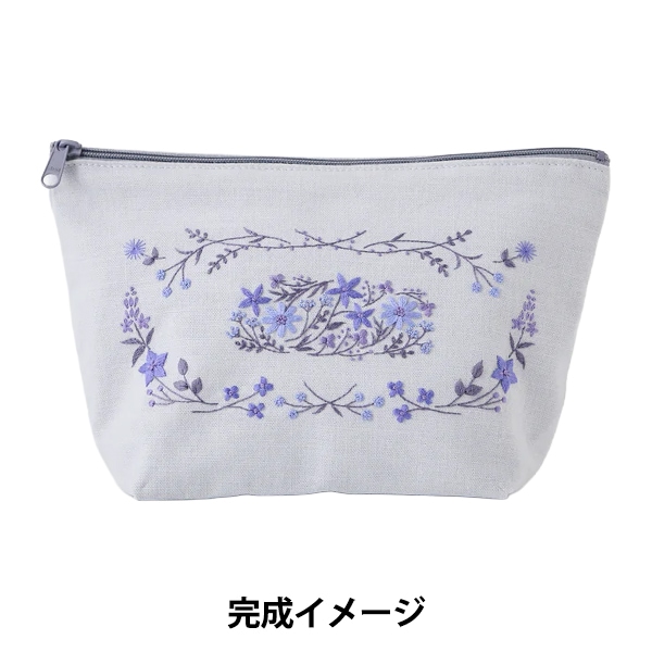 刺しゅうキット 『アトリエドノラキット そよ吹く空色の庭 542504