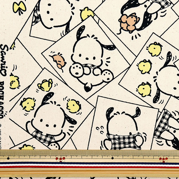 数量5から】 生地 『オックス ポチャッコ コミック 827410-KLO