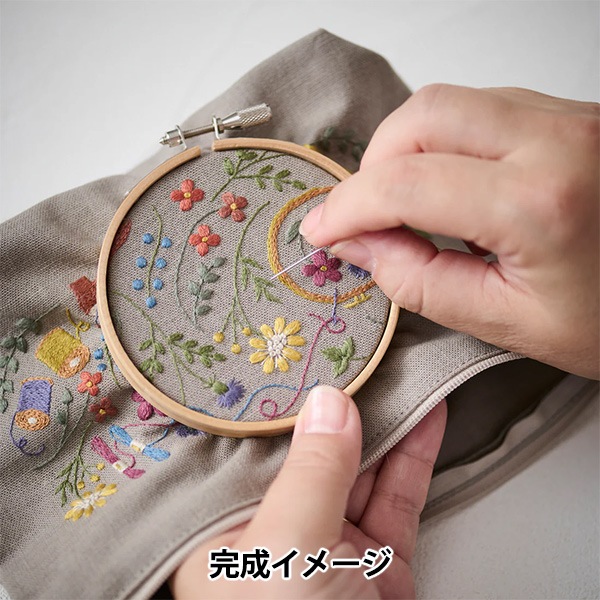 刺しゅうキット 『アトリエドノラキット 手仕事のひととき 542503