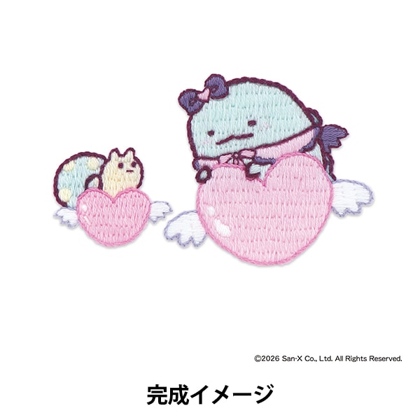 刺しゅうキット 『はってはじめる刺繍キット すみっコぐらし 天使な