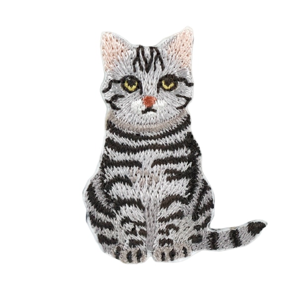 ワッペン 『ネコ!NEKO!ネコ! スフィンクス座り H459-162-3』 Hamanaka