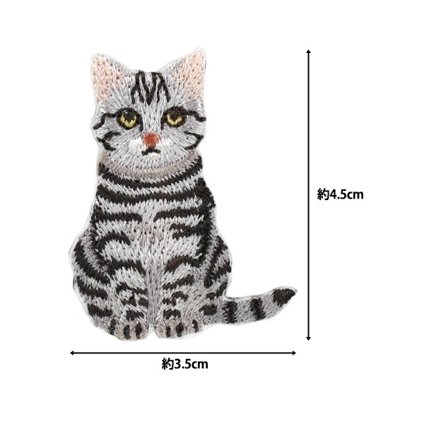 ワッペン 『ネコ!NEKO!ネコ! エジプト座り H459-162-6』 Hamanaka