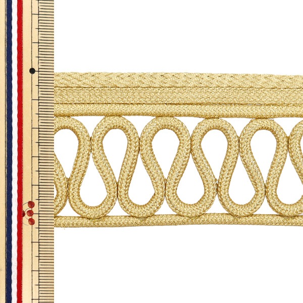 数量5から】 手芸ブレード 『コードブレード 幅約5.5cm ゴールド