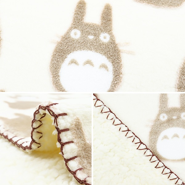 防寒具『オパール加工ブランケット となりのトトロ でこぼこトトロ 約