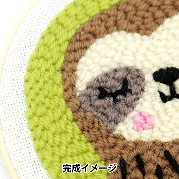 オリジナル　刺しゅう 動画付き】 刺しゅうキット 『Enjoy Craft パンチニードルキット