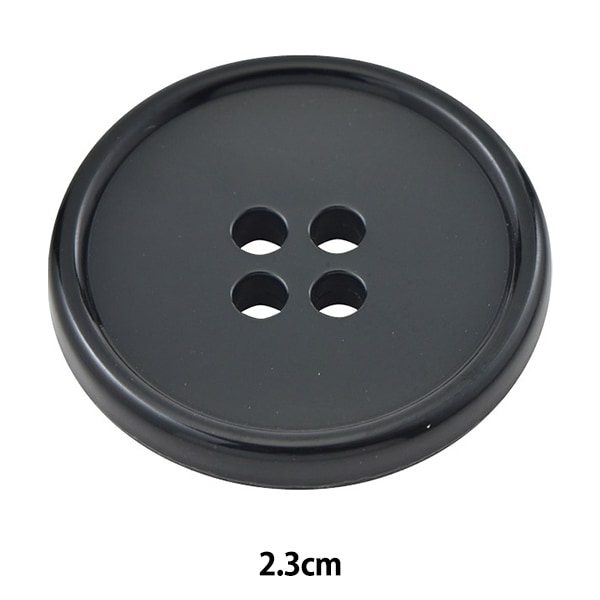 ボタン 『水牛調ボタン 四つ穴 #09 1.5cm PRV5』 服飾,ボタン