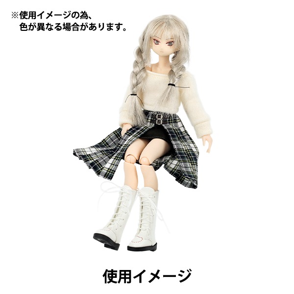 ドール 衣装 『mpa select 編み上げハートブーツ 白 MPA-59A』 手芸