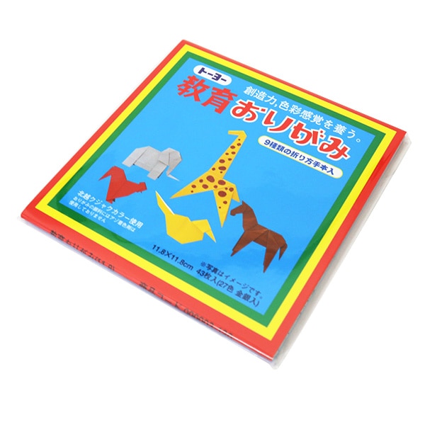折り紙 千代紙 『教育おりがみ 11.8 000003』 トーヨー 画材,紙