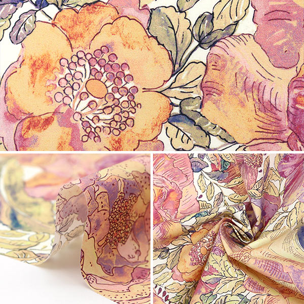 数量5から】 生地 『リバティ・ファブリックス リサイクルナイロン