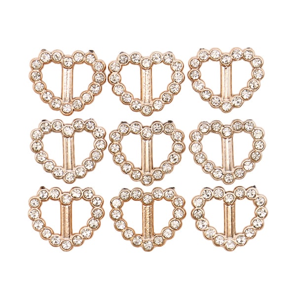 手芸金具 『ミニバックル 内寸6mm ハート HA0818』 服飾,パーツ