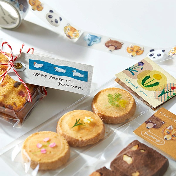 文具 『SODA(ソーダ) 透明マスキングテープ 15mm幅 アヒルイケ CMTD15